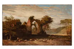Untitled by William Linton, oil on canvas, offered May 2024