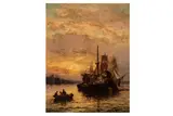 Untitled by William Thornley, oil on panel, offered May 2024