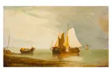 Untitled by Edward William Cooke, oil on canvas, offered May 2024