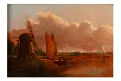 Untitled by Anthony Sands, oil, offered May 2024