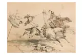 Untitled by Samuel Alken, pencil and watercolour, offered May 2024