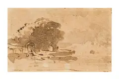 Untitled by John Varley, watercolour, offered May 2024