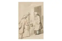 Untitled by Thomas Rowlandson, pencil, offered May 2024