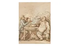 Untitled by Thomas Rowlandson, ink, offered May 2024