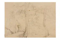 Untitled by Carl Ludvig Messmann, pencil, offered May 2024