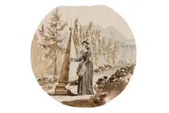 Untitled by Balthasar Anton Dunker, ink and brown, offered May 2024