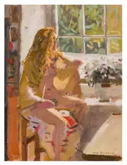 R.a. (british, 1932-2022) by Ken Howard, oil on canvas, offered Mar 2024