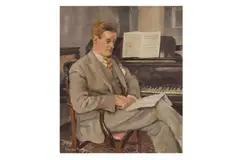 Untitled by Stephen Bone, oil on canvas, offered Mar 2024