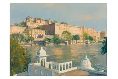 Untitled by Julian Barrow, oil on canvas, offered Mar 2024