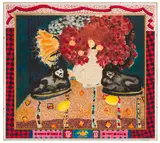 R.A. (BRITISH, b.1928) by Philip Sutton, oil on canvas, offered Mar 2024