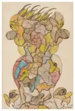 Untitled by Scottie Wilson, 1941, oil, offered Mar 2024