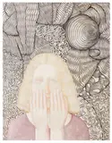 Untitled by Evelyn Williams, oil on canvas, offered Mar 2024