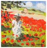 Untitled by Sheree Valentine Daines, oil on board, offered Mar 2024