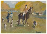 Untitled by Ronald Ossory Dunlop, oil on board, offered Mar 2024