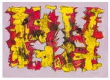 Untitled by William Gear, oil, offered Mar 2024