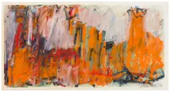Untitled by Dennis Creffield, mixed media on paper, offered Mar 2024