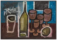 Untitled by Paul Rudall, 1983, oil on paper, offered Mar 2024