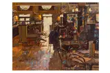 Untitled by Bruce Yardley, oil on canvas, offered Mar 2024