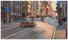 Untitled by Bruce Yardley, oil on canvas, offered Mar 2024