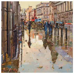 Untitled by Bruce Yardley, oil on canvas, offered Mar 2024