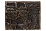 Untitled by Basil Beattie, oil and pencil on canvas, offered Mar 2024