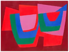 Untitled by Kathleen Guthrie, acrylic on canvas, offered Mar 2024