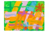 Untitled by Albert Irvin, gouache, offered Mar 2024