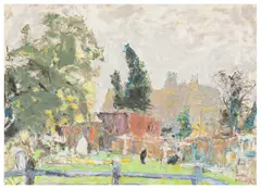 Untitled by Tom Fairs, oil, offered Mar 2024