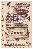 Untitled by Alan Davie, oil and felt, offered Mar 2024