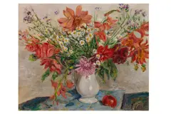 Untitled by Lucien Adrion, oil on canvas, offered Mar 2024