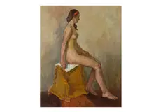 Untitled by Evgeni V. Foryenko, oil on canvas, offered Mar 2024