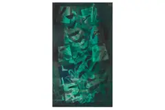 Untitled by John Milnes-Smith, oil on board, offered Mar 2024