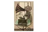 Untitled by Claude Venard, mixed media on canvas, offered Mar 2024