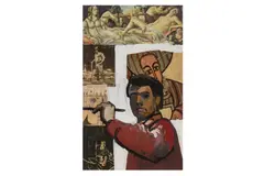 Untitled by Robert O'Rorke, mixed media and collage, offered Mar 2024