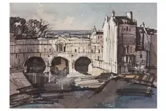 P.r.i, r.s.m.a, o.b.e. (british, 1905-1993) by Rowland Hilder, ink and watercolour, offered Mar 2024