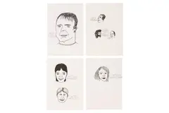 Untitled by David Shrigley, ink, offered Mar 2024