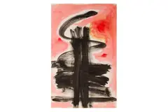 Untitled by Albert Chubac, gouache on paper, offered Mar 2024