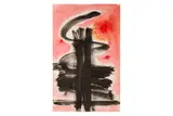 Untitled by Albert Chubac, gouache on paper, offered Mar 2024