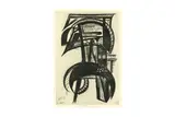 Untitled by Merlyn Evans, pencil, offered Feb 2024