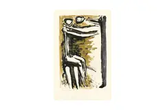 Untitled by Kenneth Armitage, pencil, offered Feb 2024