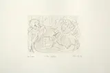 Untitled by Leon Kosoff, pencil, offered Feb 2024
