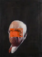 Smear test ii by John Keane, 2014, Oil on canvas, unframed, offered Apr 2023