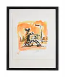 Mouseboy by John Keane, 1996, Pencil, charcoal and acrylic, offered Apr 2023