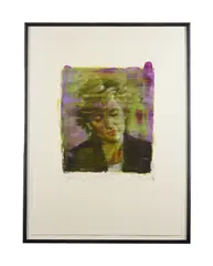 Opposite effect (blinking diana) by John Keane, Monoprint, sold Apr 2023