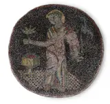 A large and rare mosaic panel, early 20th century by Boris Anrep, sculpture, sold Mar 2023