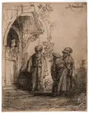 Untitled by Rembrandt Harmensz van Rijn, Etching, sold Mar 2023