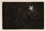 The Star of the Kings: A Night Piece by Rembrandt Harmensz van Rijn, Etching and drypoint, circa, sold Mar 2023
