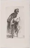 Beggar with a Wooden Leg by Rembrandt Harmensz van Rijn, Etching, circa, offered Mar 2023