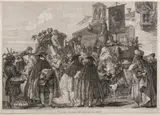 The Quack Dentist by Giacomo Leonardis, Engraving, sold Mar 2023