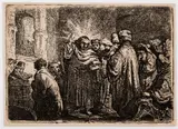 The Tribute Money by Rembrandt Harmensz van Rijn, Etching, circa, offered Mar 2023